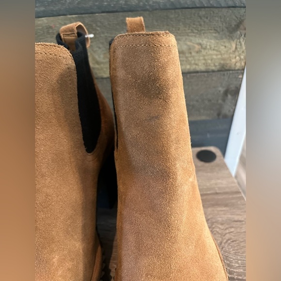 Gianni Bini Ryker Suede Lug Sole Platform Booties Size 8.5 - Picture 12 of 16